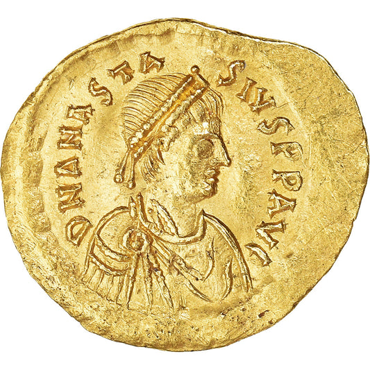 madeni para, 
  
  Anastasius I, 
  
  Tremissis