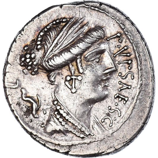 madeni para, 
  
  Plautia, 
  
  Denarius