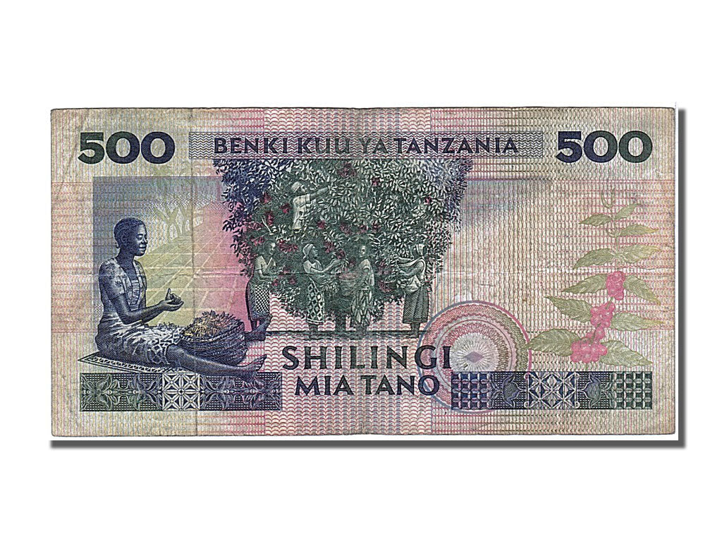 Banknot, 
  
  Tanzanya, 
  
  500 Şilingi