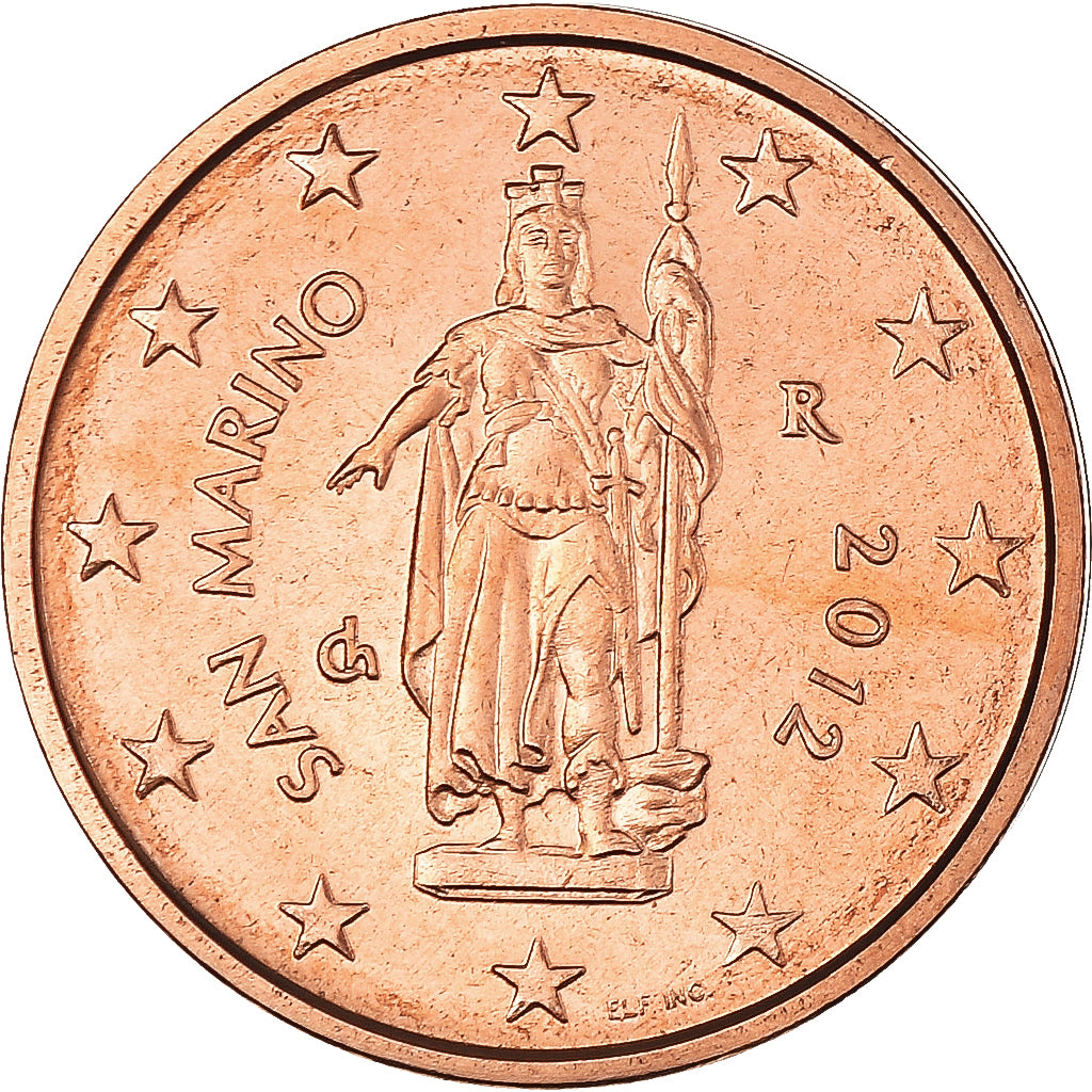 San Marino, 
  
  2 Euro Cent, 
  
  2012