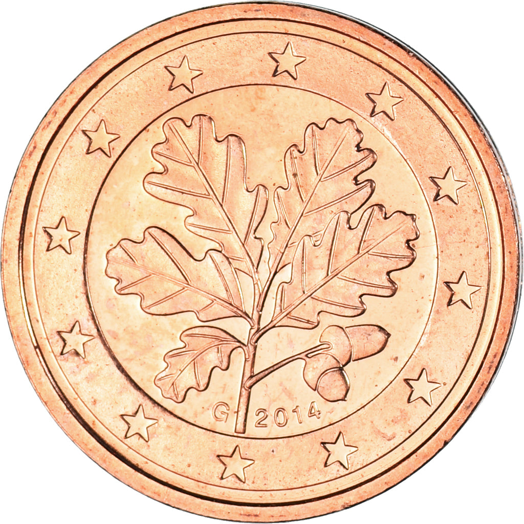 ALMANYA - FEDERAL CUMHURİYETİ, 
  
  2 Euro Cent, 
  
  2014