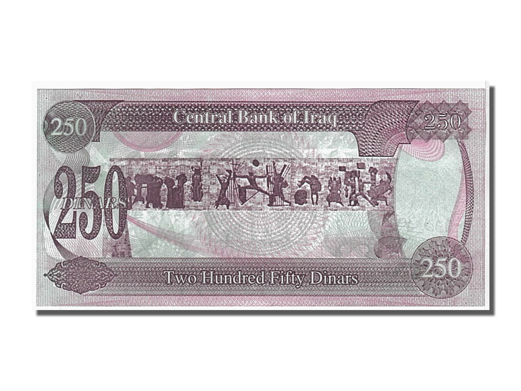 Banknot, 
  
  Irak, 
  
  250 Dinar