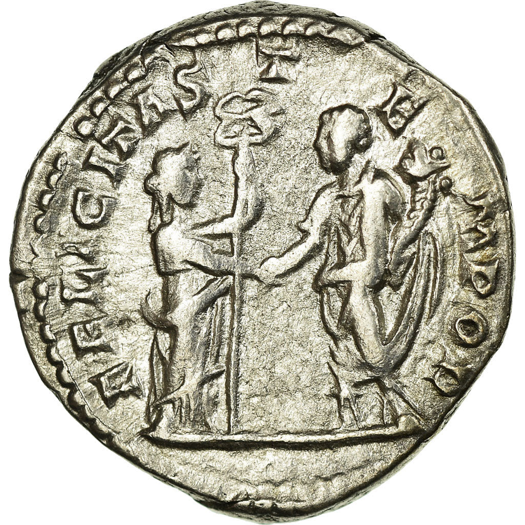 madeni para, 
  
  Geta, 
  
  Denarius