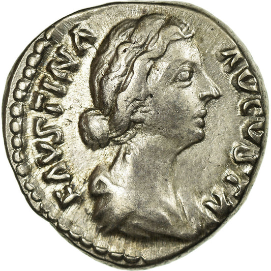 madeni para, 
  
  Faustina II, 
  
  Denarius