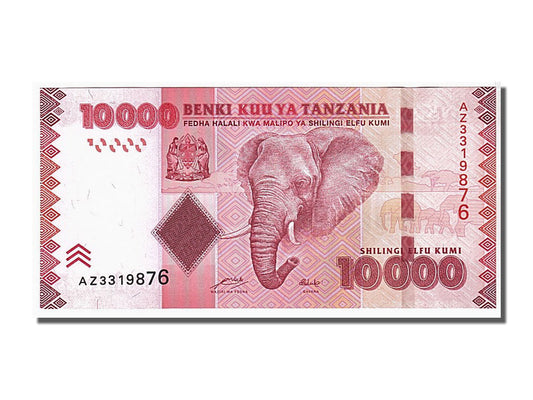 Banknot, 
  
  Tanzanya, 
  
  10