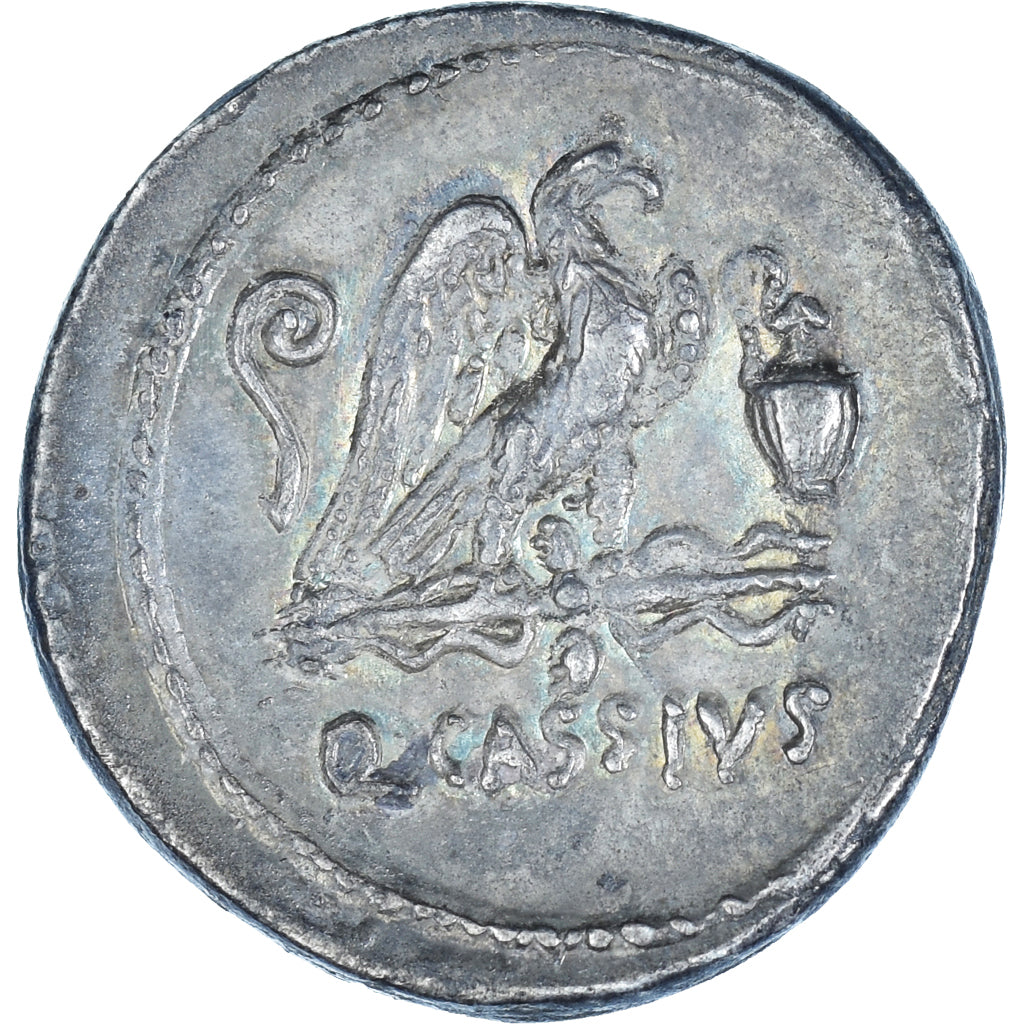 Cassia, 
  
  Denarius, 
  
  MÖ 55