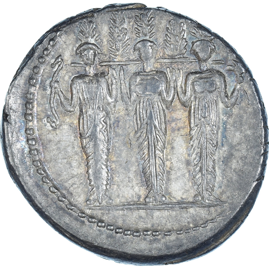 Accoleia, 
  
  Denarius, 
  
  MÖ 43