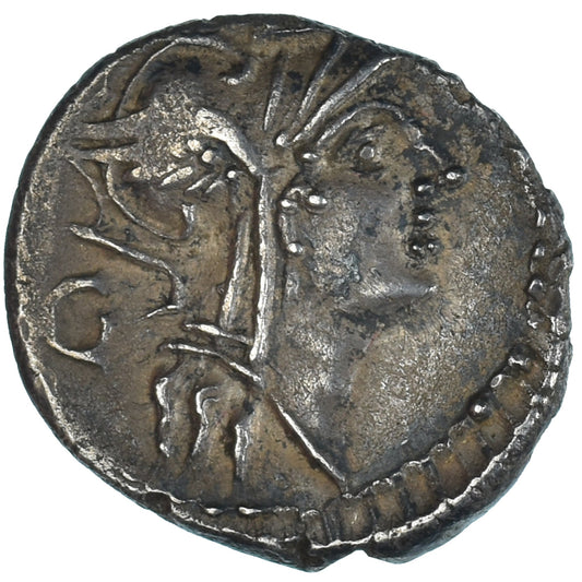 madeni para, 
  
  D. Iunius Silanus, 
  
  Denarius