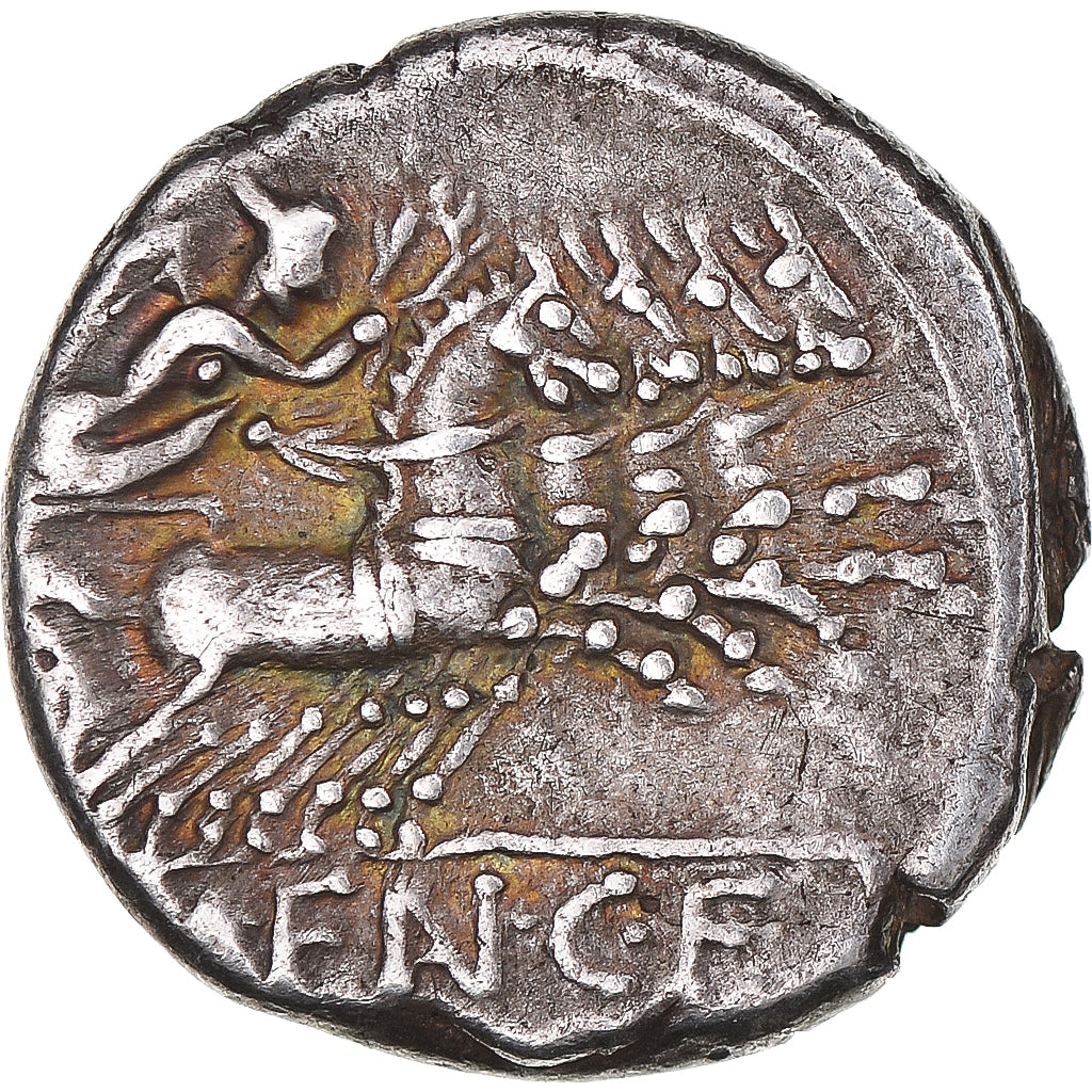 madeni para, 
  
  M. Fannius C.f., 
  
  Denarius