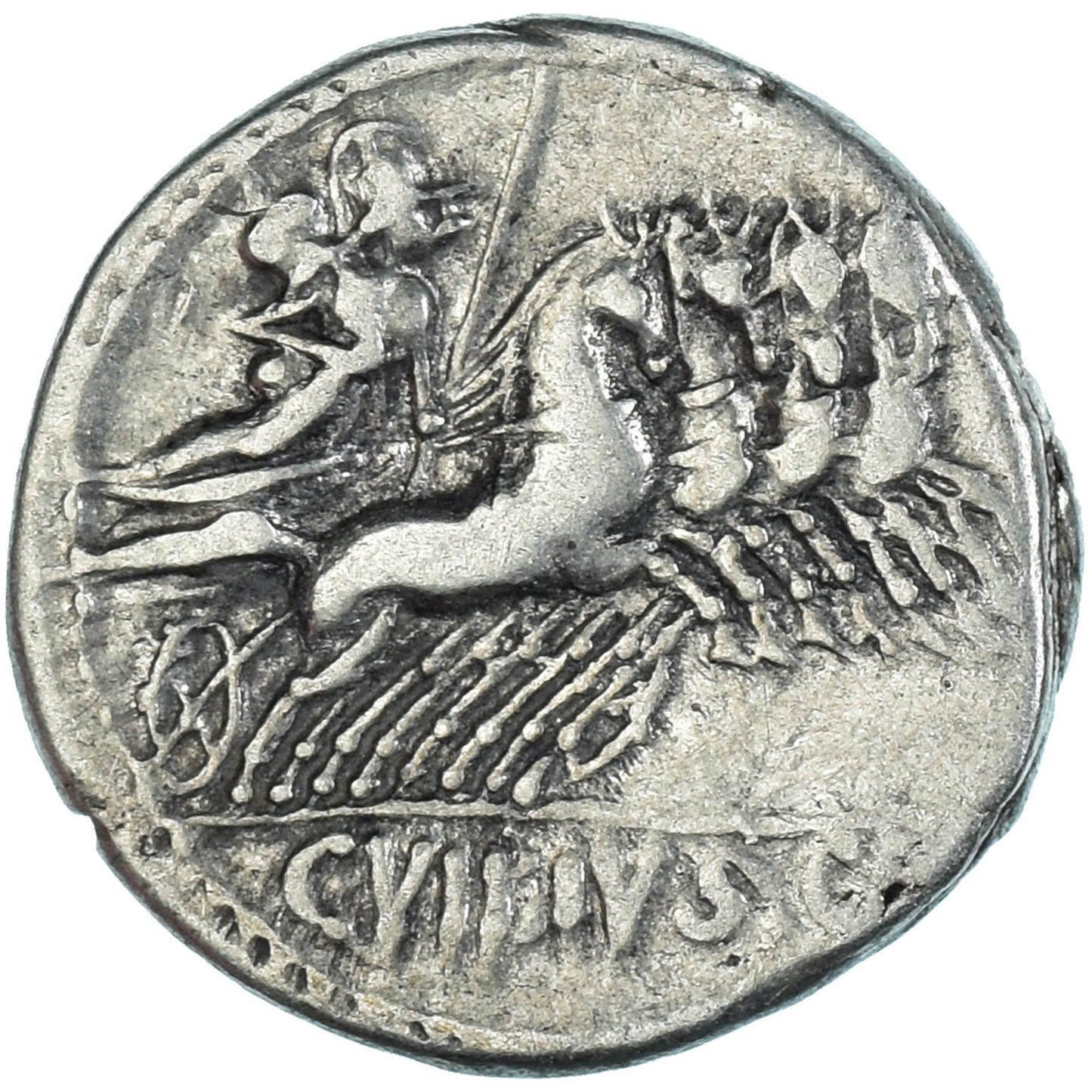 madeni para, 
  
  C. Vibius C.f. Pansa., 
  
  Denarius