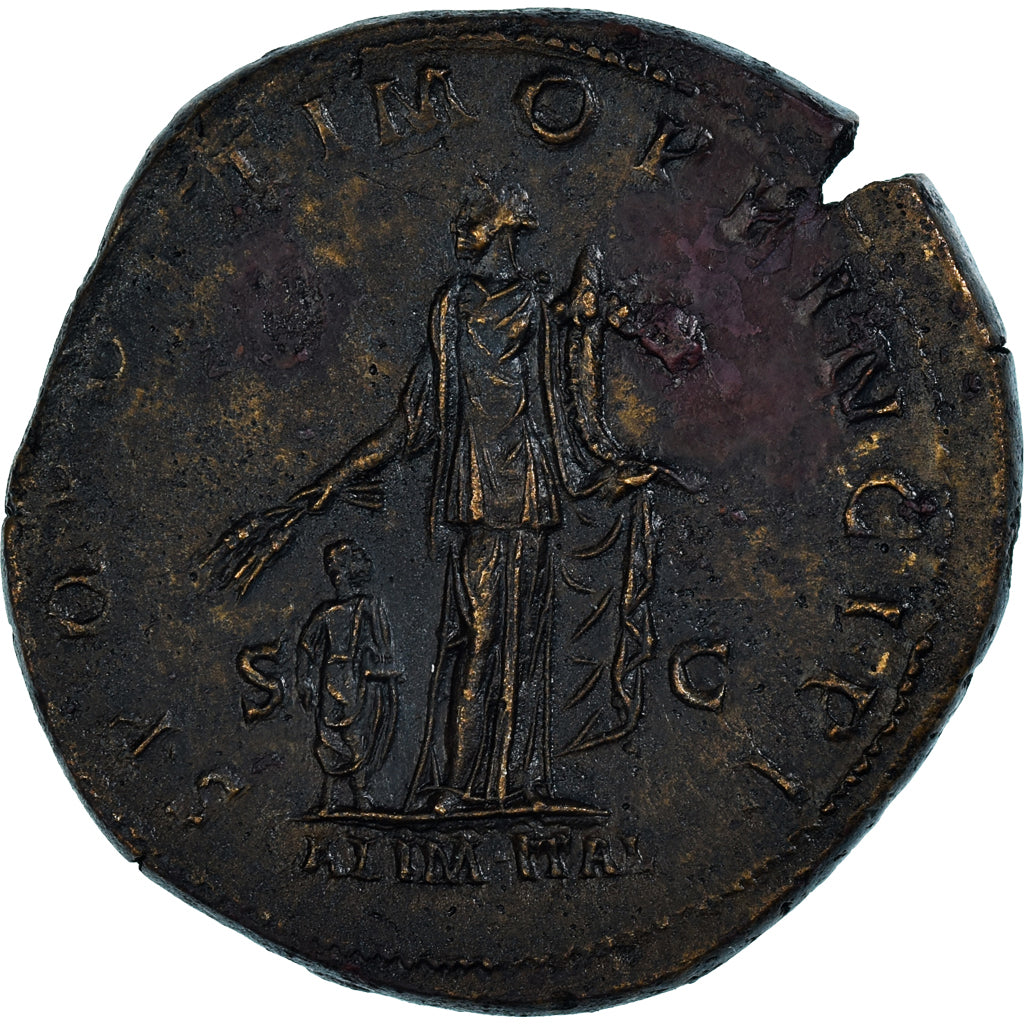 Trajan, 
  
  Sestertius, 
  
  112-114