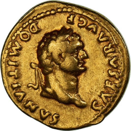 Domitianus, 
  
  Aureus, 
  
  77-78