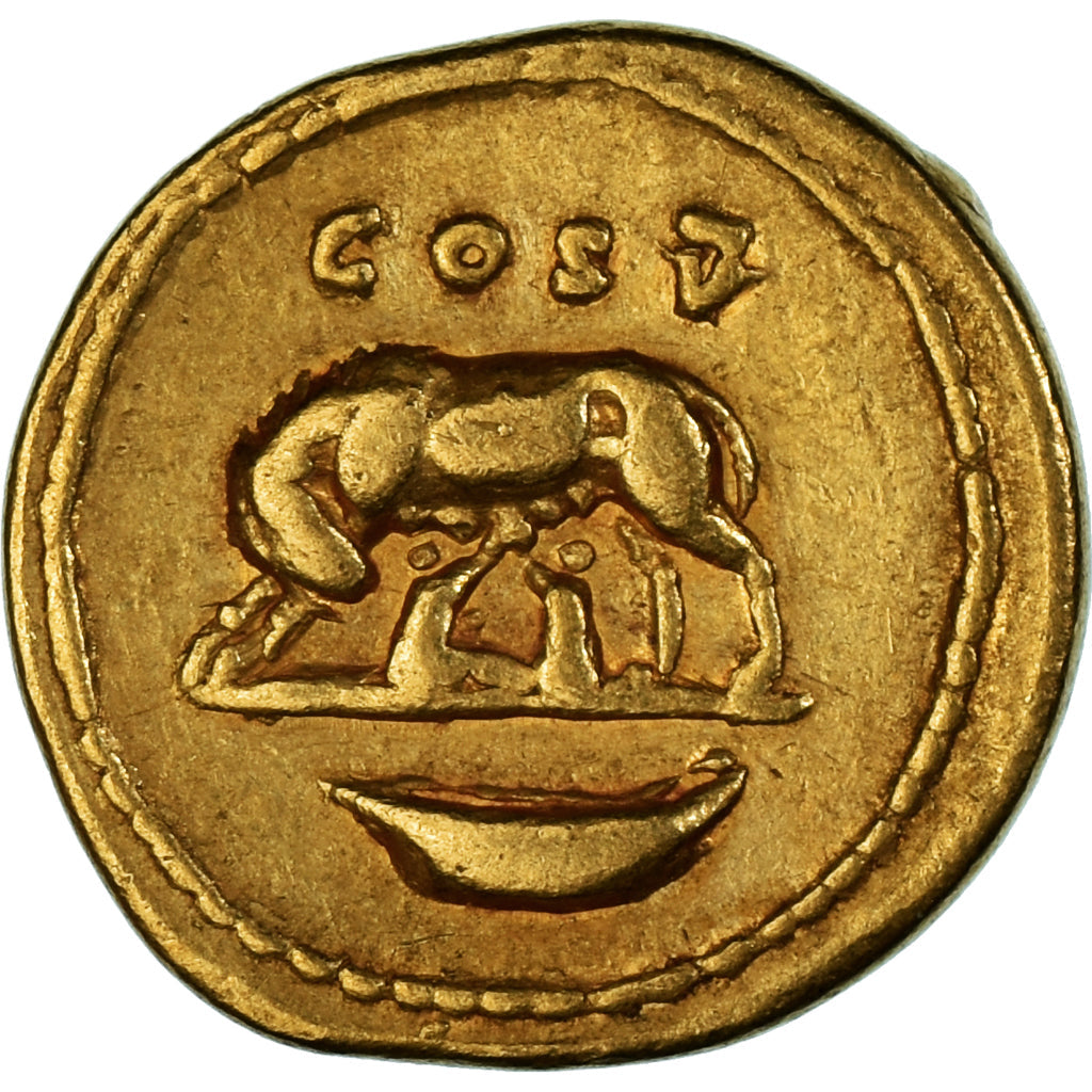 Domitianus, 
  
  Aureus, 
  
  77-78