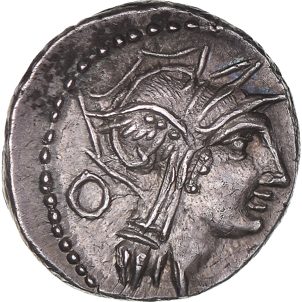 Junia, 
  
  Denarius, 
  
  MÖ 91