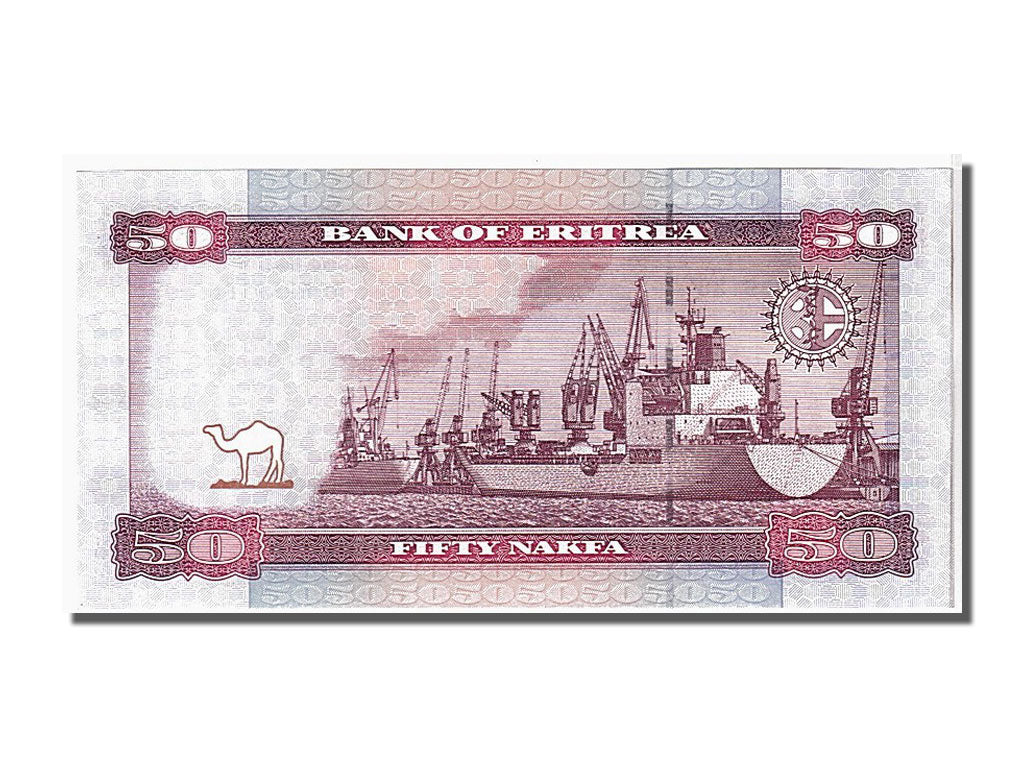 Banknot, 
  
  Eritre, 
  
  50 Nakfa