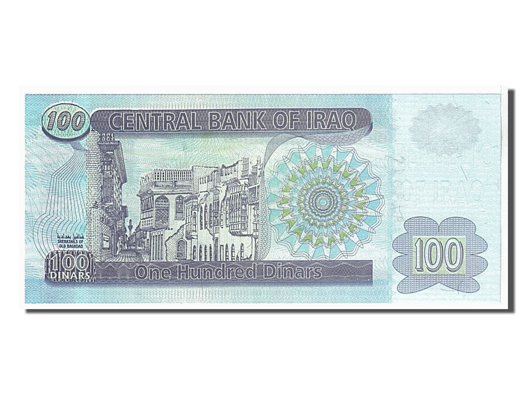 Banknot, 
  
  Irak, 
  
  100 Dinar