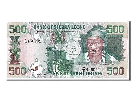 Banknot, 
  
  Sierra Leone, 
  
  500 Leon