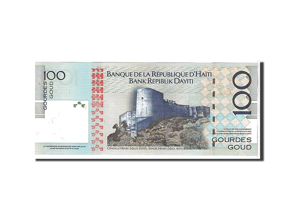 Banknot, 
  
  Haiti, 
  
  100 Su Kabağı