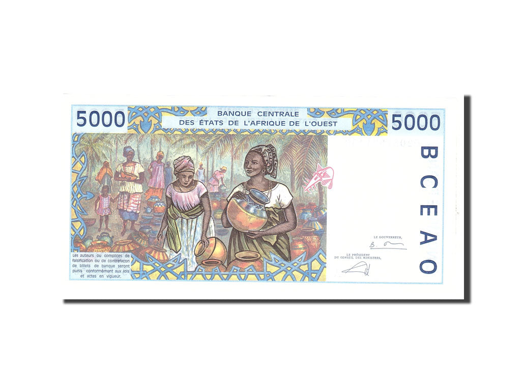 Batı Afrika Devletleri, 
  
  5000 Frank, 
  
  ÇİL(65-70)