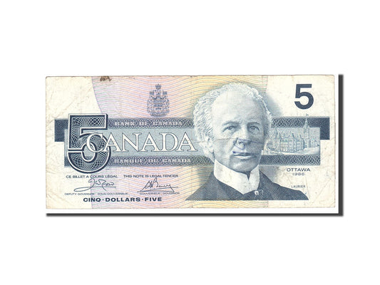 Banknot, 
  
  Kanada, 
  
  5 Dolar