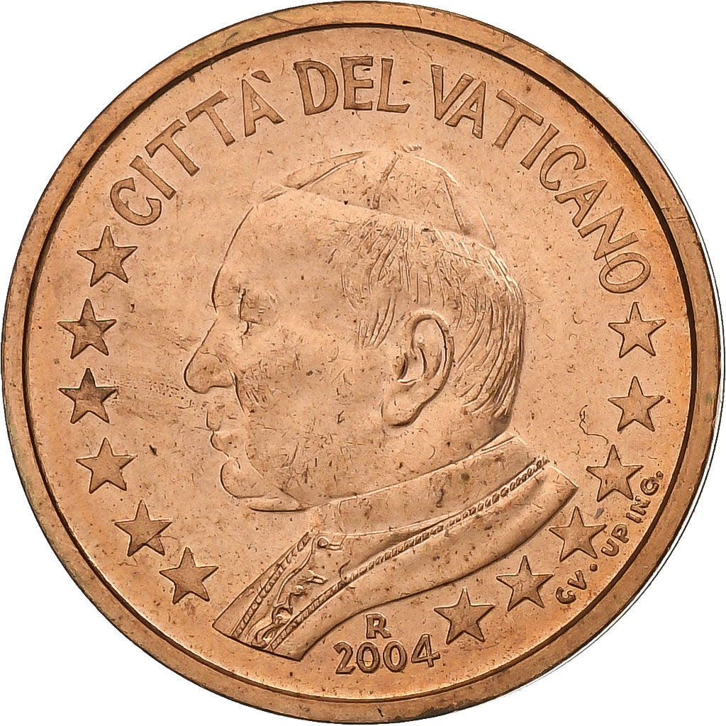 Vatikan, 
  
  2 Euro Cent, 
  
  Jean-Paul II