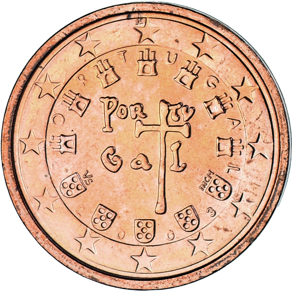 Portekiz, 
  
  2 Euro Cent, 
  
  2003