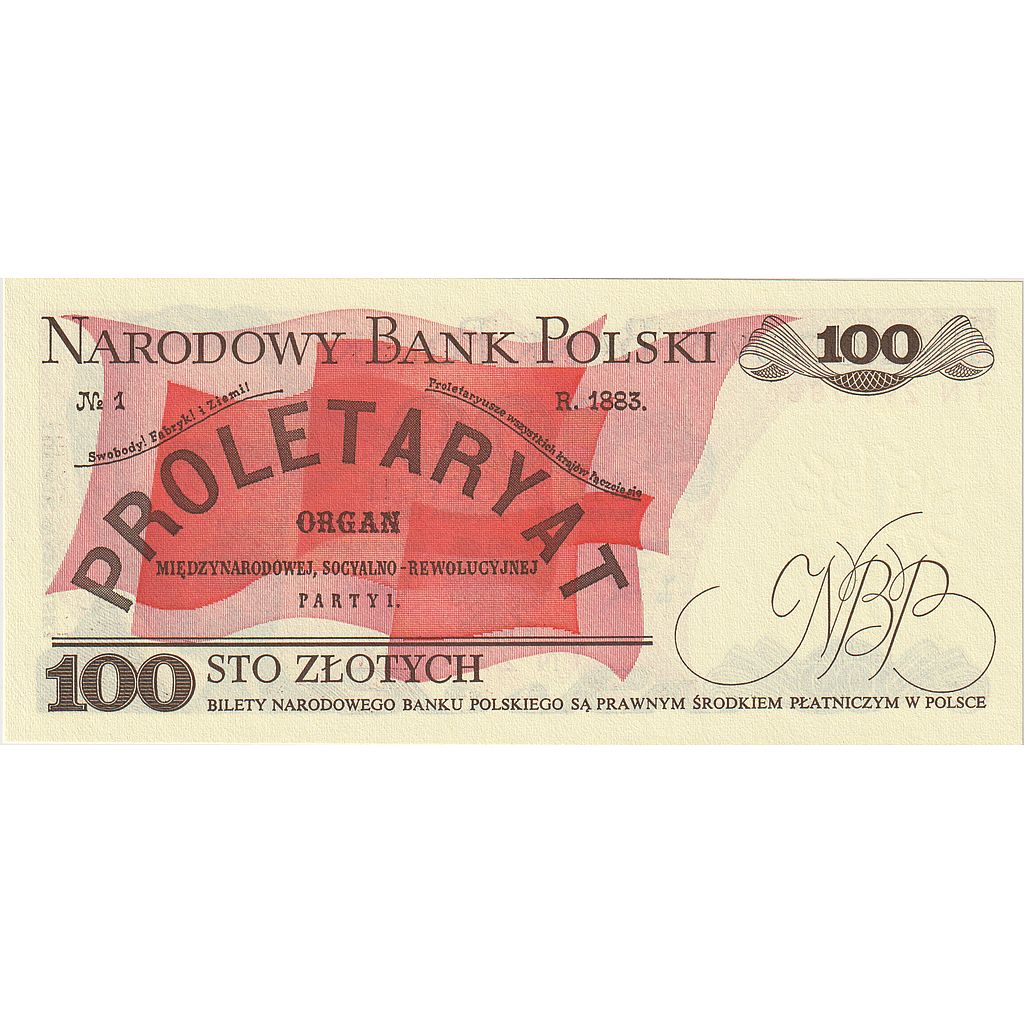 Banknot, 
  
  Polonya, 
  
  100 Zlotisi