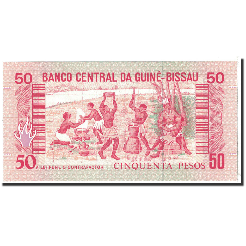 Banknot, 
  
  Gine-Bissau, 
  
  50 Peso