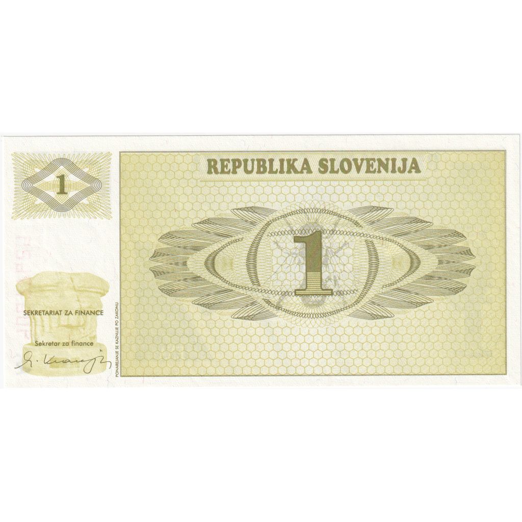 Slovenya, 
  
  1 Lipa, 
  
  1990