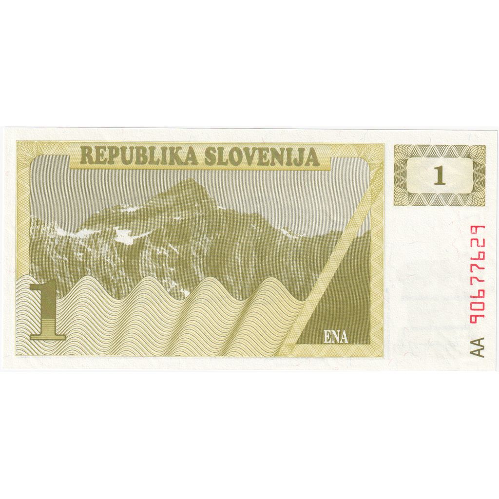 Slovenya, 
  
  1 Lipa, 
  
  1990