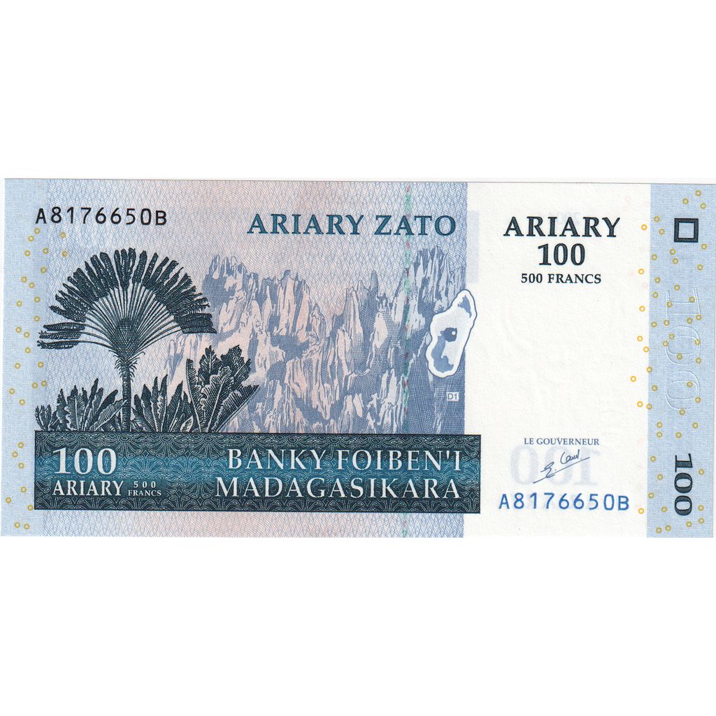 Madagaskar, 
  
  100 Ariary, 
  
  2004