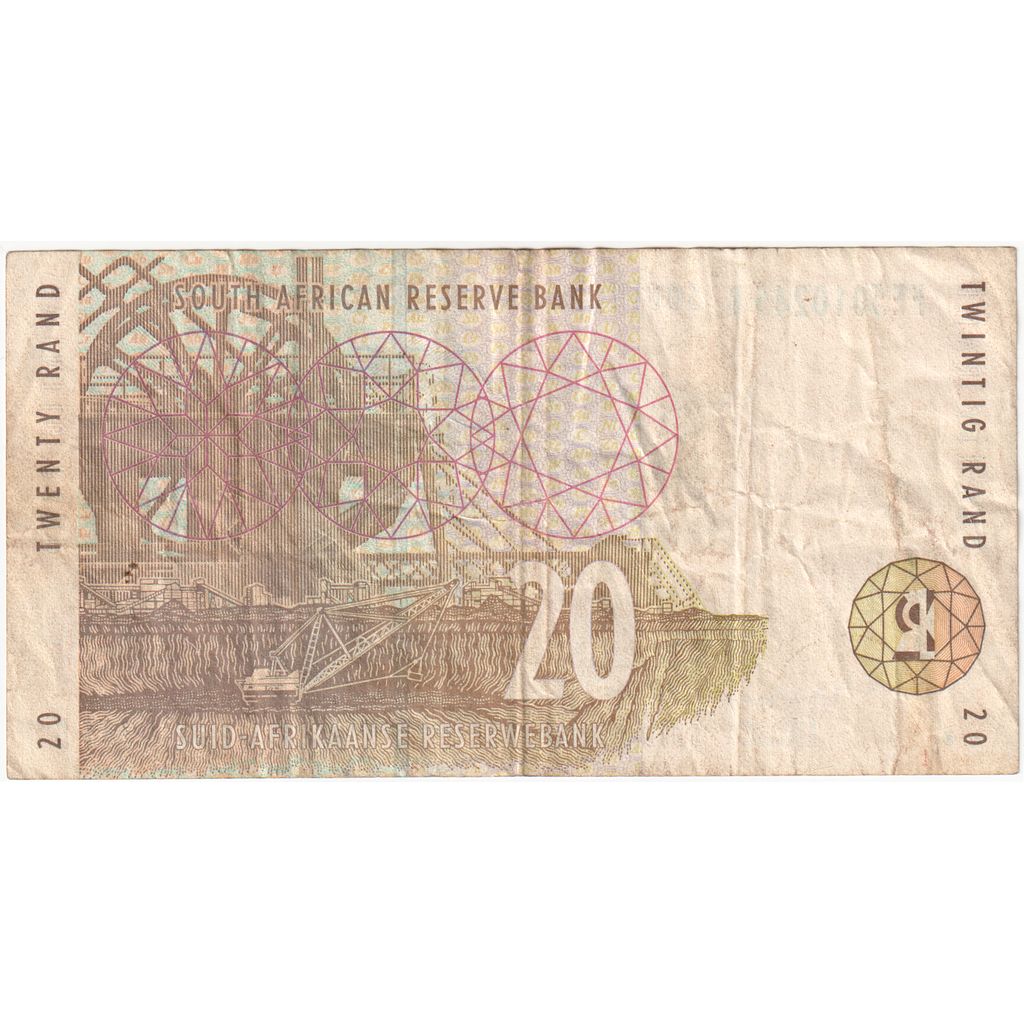 Güney Afrika, 
  
  20 Rand, 
  
  VF(30-35)