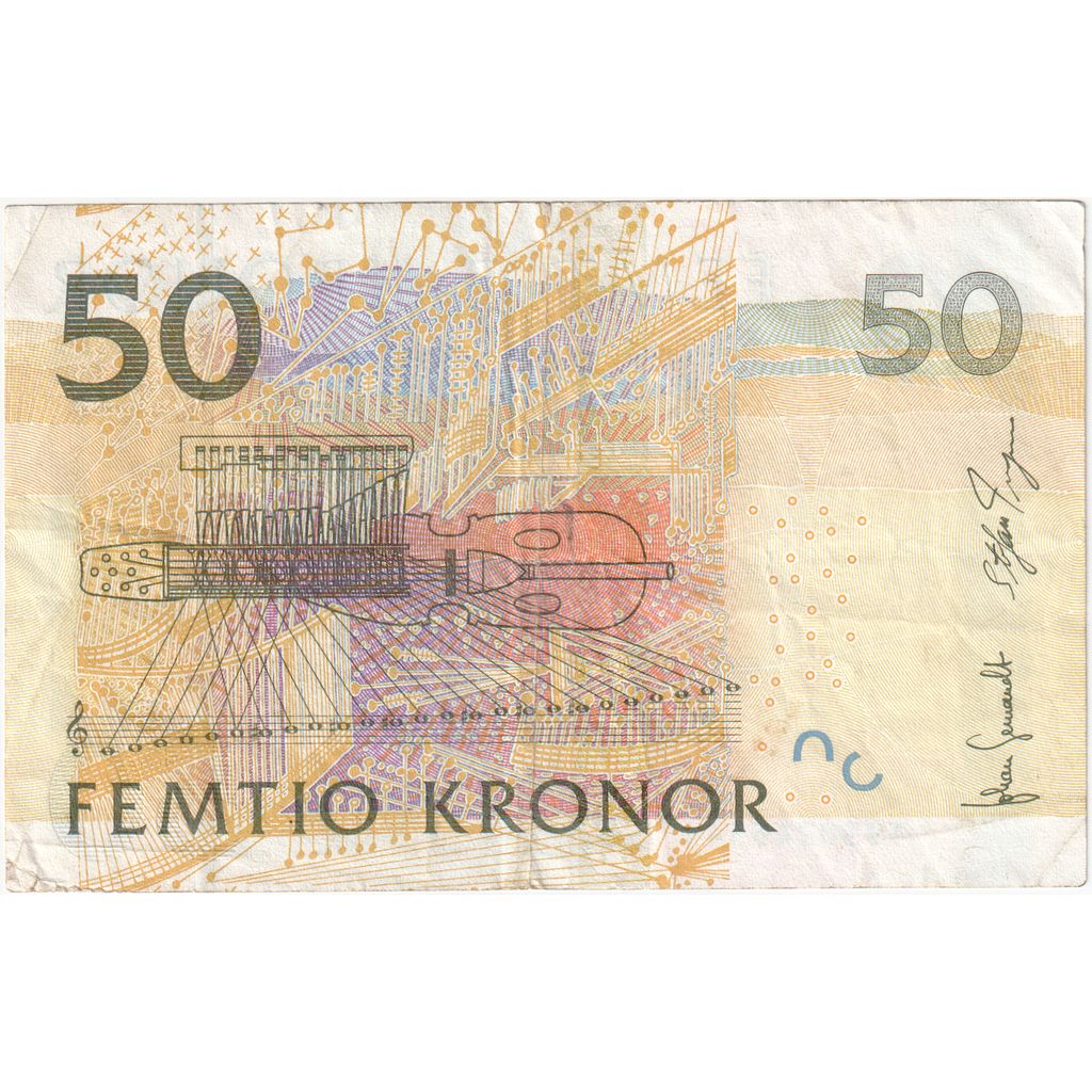 İsveç, 
  
  50 Kron, 
  
  EF(40-45)