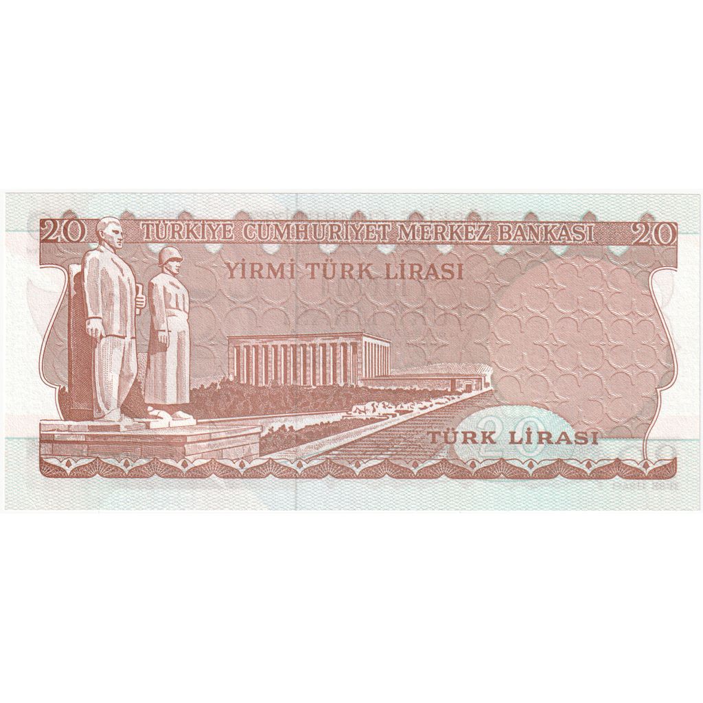 Hindi, 
  
  20 lira, 
  
  ÇİL(65-70)