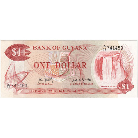 Guyana, 
  
  1 Dolar, 
  
  ÇİL(65-70)