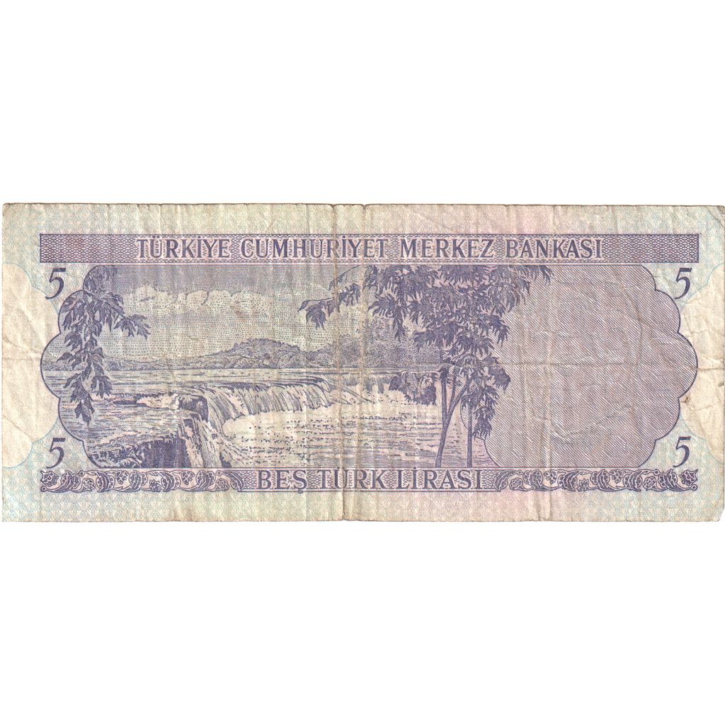 Hindi, 
  
  5 Lira, 
  
  VF(30-35)