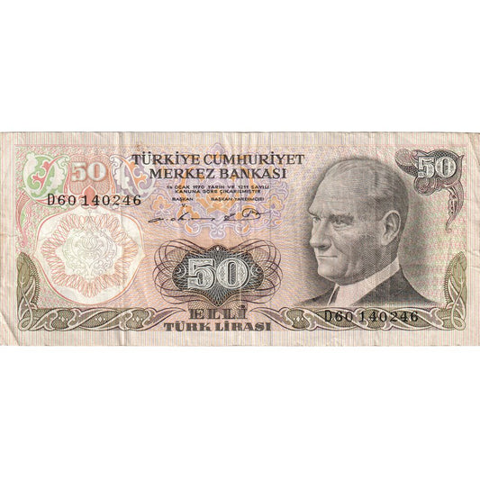 Hindi, 
  
  50 lira, 
  
  1970-01-14