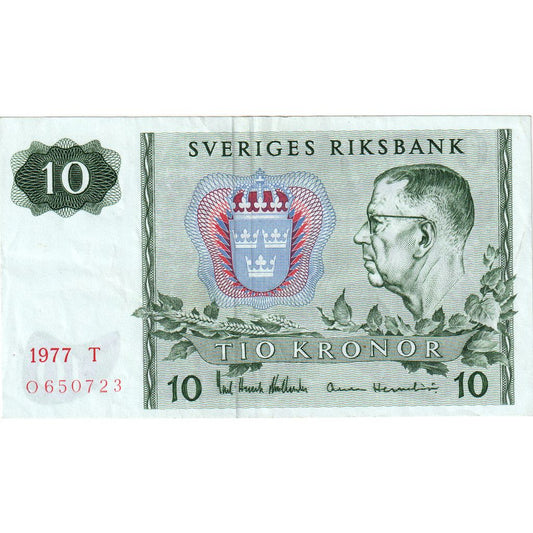 İsveç, 
  
  10 Kronor, 
  
  EF(40-45)