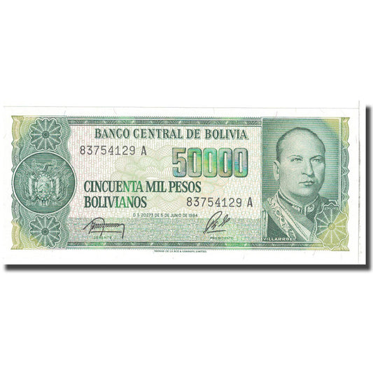 Banknot, 
  
  Bolivya, 
  
  50