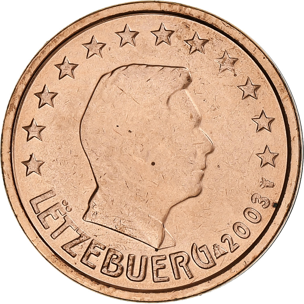 Lüksemburg, 
  
  Henri, 
  
  2 Euro Sent