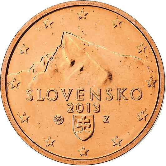 Slovakya, 
  
  2 Euro Cent, 
  
  2013