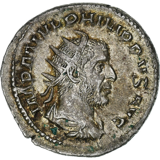 Philip I, 
  
  Antoninianus, 
  
  244-247