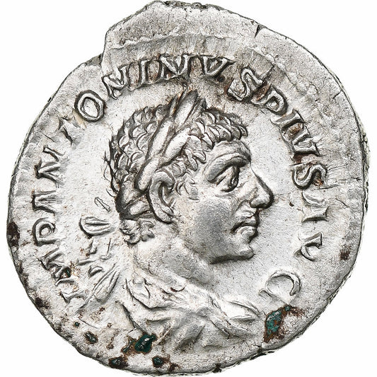 Elagabalus, 
  
  Denarius, 
  
  218-222