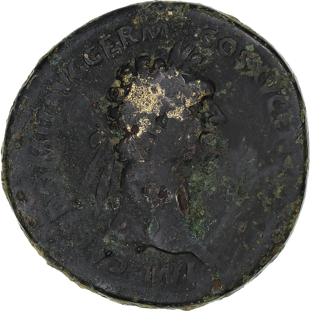 Domitianus, 
  
  Sestertius, 
  
  90-91