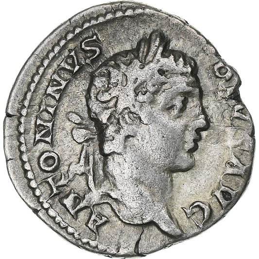 Caracalla, 
  
  Denarius, 
  
  206-210