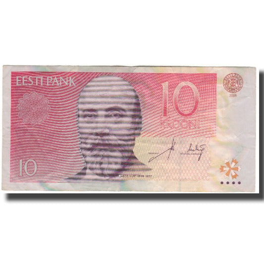 Banknot, 
  
  Estonya, 
  
  10 kroni