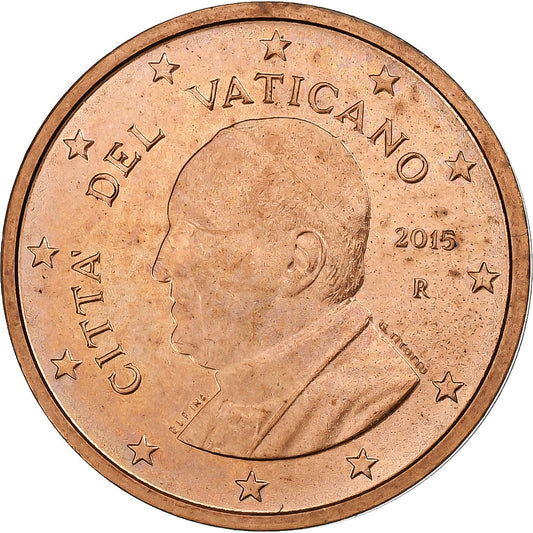 Vatikan, 
  
  Francis, 
  
  2 Euro Sent