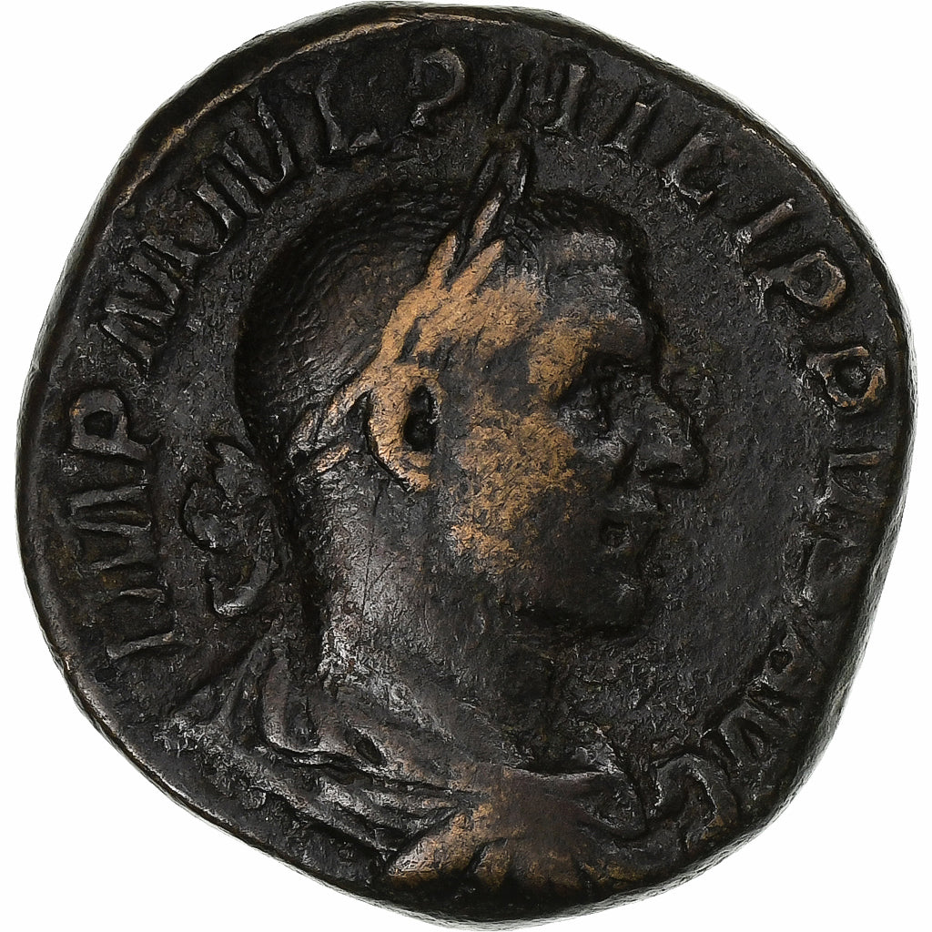 Philip I, 
  
  Sestertius, 
  
  244-249