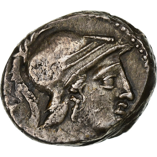 Rubria, 
  
  Denarius, 
  
  MÖ 87