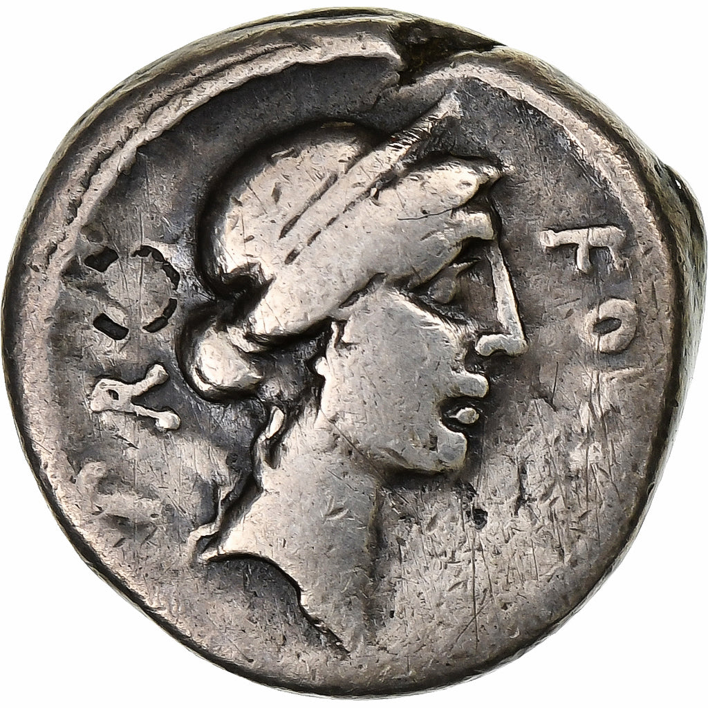 Sicilya, 
  
  Denarius, 
  
  MÖ 49